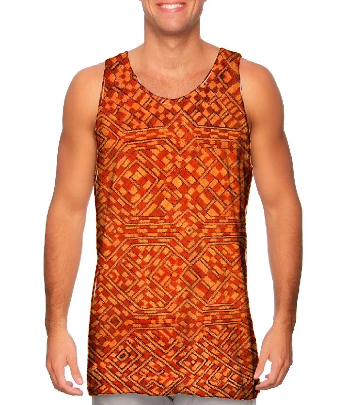 Simple Style African Tribal Kuba Cloth Pattern