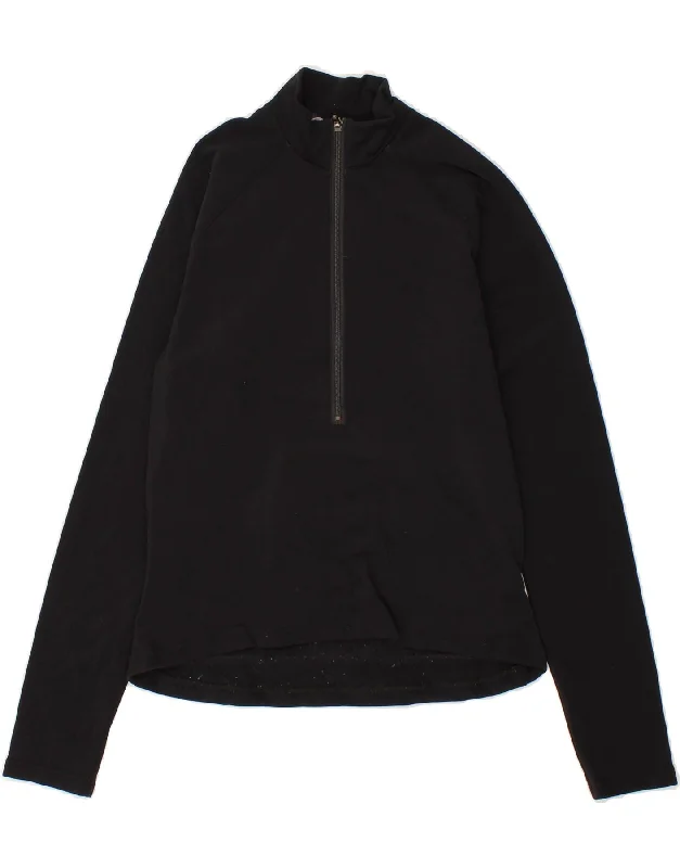 Cozy Fashion MOUNTAIN EQUIPMENT Womens Pullover Tracksuit Top UK 12 Medium Black