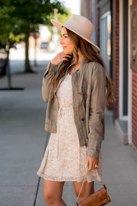 Classic Comfort Everyday Button Accent Jacket
