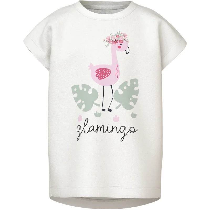 Smart Casuals Name It Bright White Flamingo Vigea Capsl T-Shirt