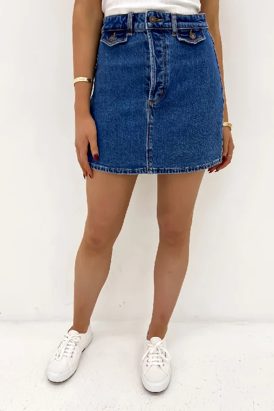 Cozy Knits A-Line Mini Skirt Lia