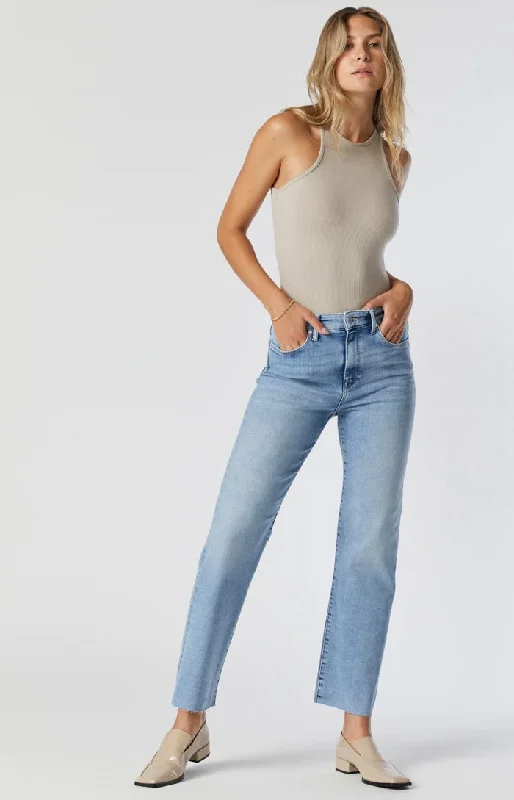 Simple Chic Barcelona Jean - Light Brushed Organic Blue