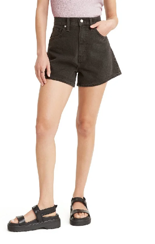 Cozy Pants High Waisted Mom Shorts - Wonderful