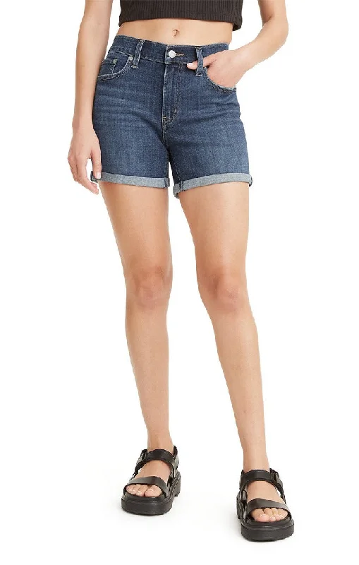 Everyday Comfort Mid Length Short - Lapis Smile
