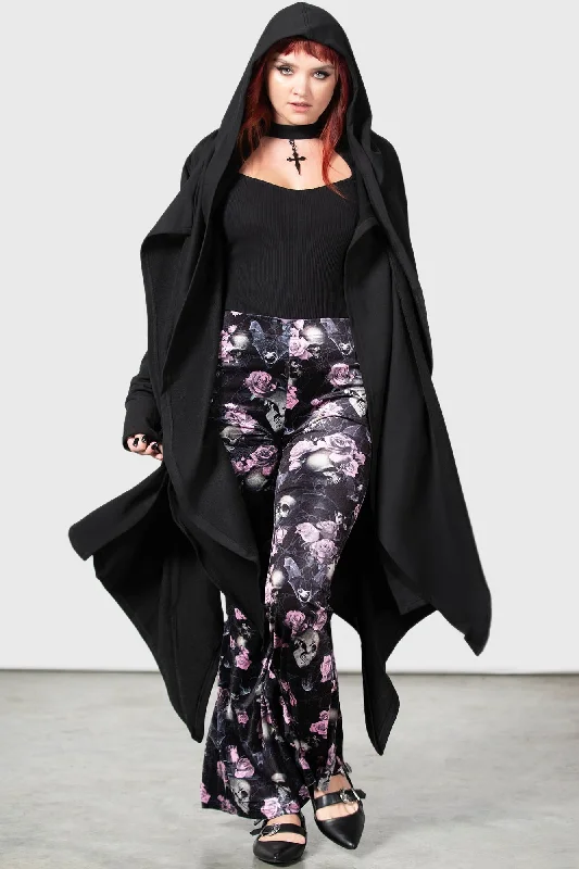 Layered Style Moondance Bell Bottoms [BLACK/PINK]