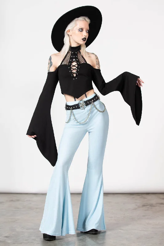 Stylish Jackets Moondance Bell Bottoms [PASTEL BLUE]