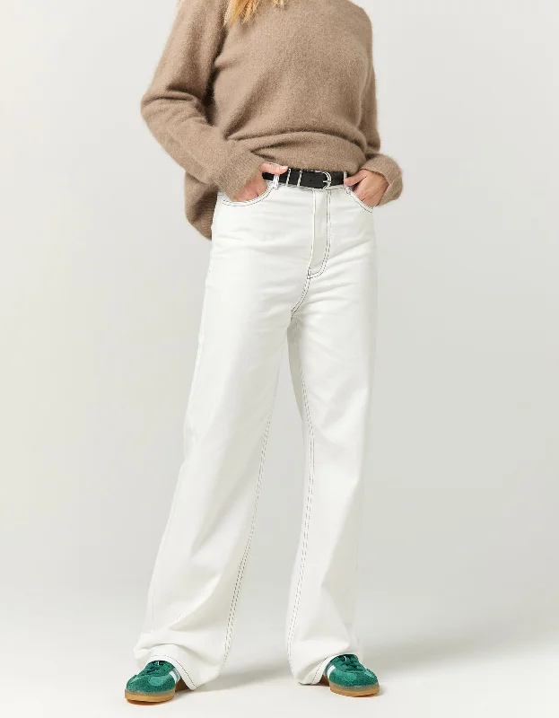 Soft Fabrics Blake Pant - White