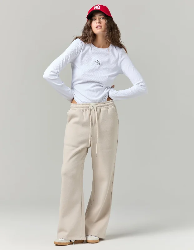 Breezy Style Signature Track Pant - Buff