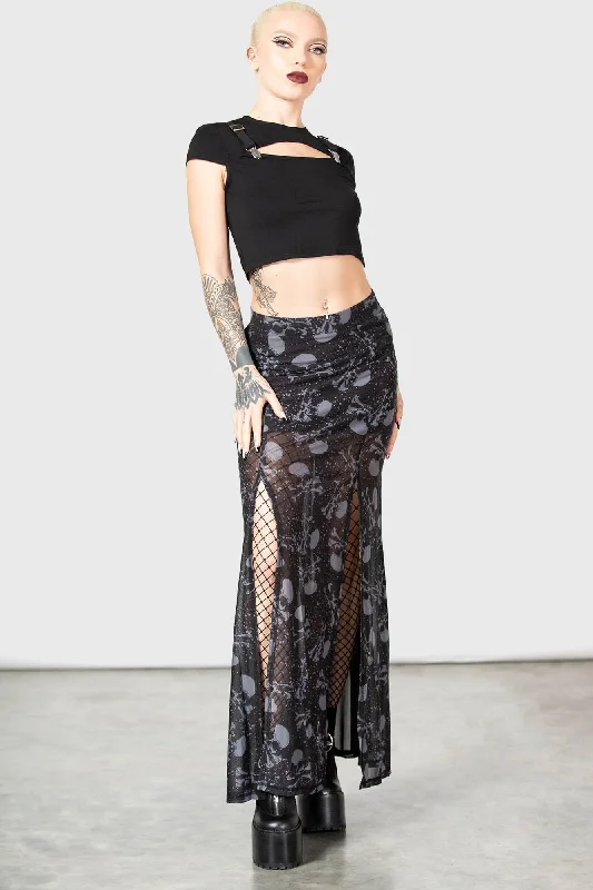 Easy Style Waxwork Maxi Skirt