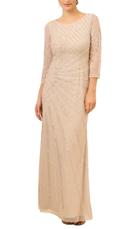 Comfortable Fashion Looks Adrianna Papell AP1E209180 - Beaded Sheath Formal Dress