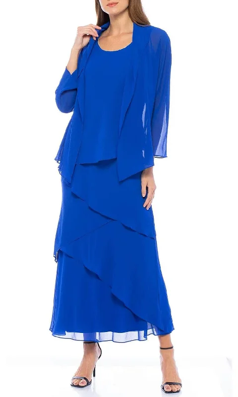 Soft Knitwear Marina 267575 - Tiered Sheath Formal Dress