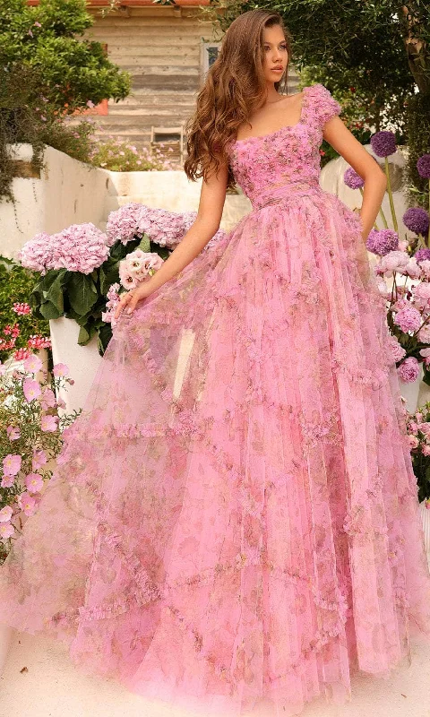 Classic Comfort Amarra 94044 - Floral Detailed Ballgown