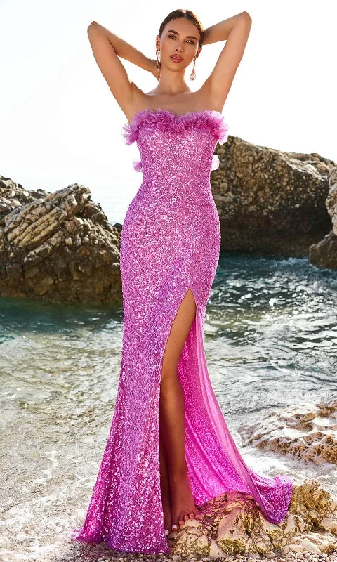 Cozy Apparel Blush by Alexia Designs 91008 - Ruffled Sweetheart Prom Dress