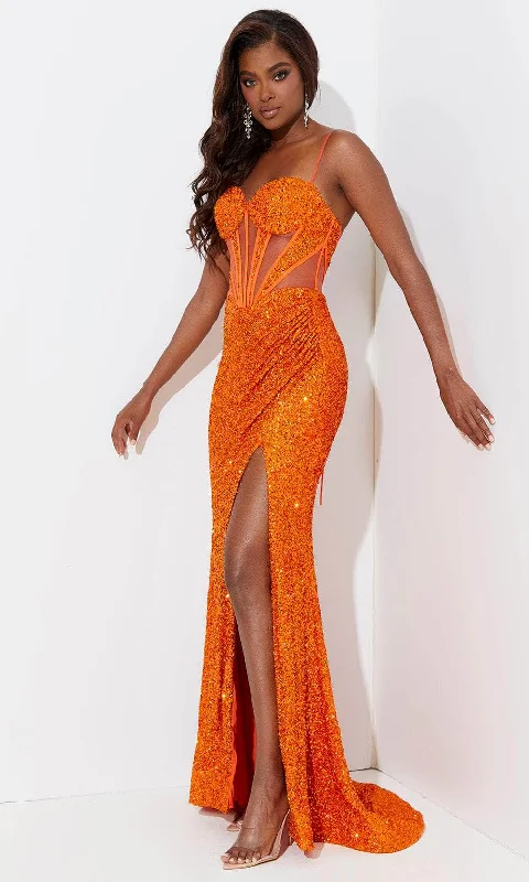 Light Comfort Jasz Couture 7503 - Spaghetti Strap Bustier Prom Dress