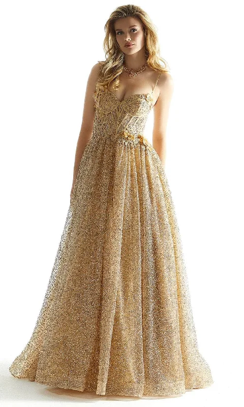 Cozy Chic Wear Mori Lee 49001 - Floral Illusion Prom Dress