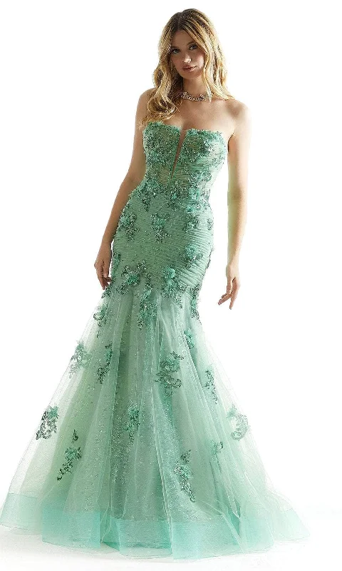 Cozy Dress Mori Lee 49008 - Ruched Mermaid Prom Dress