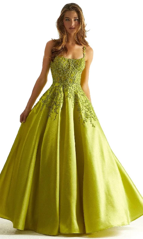 Layered Comfort Mori Lee 49026 - Square Corset Prom Dress