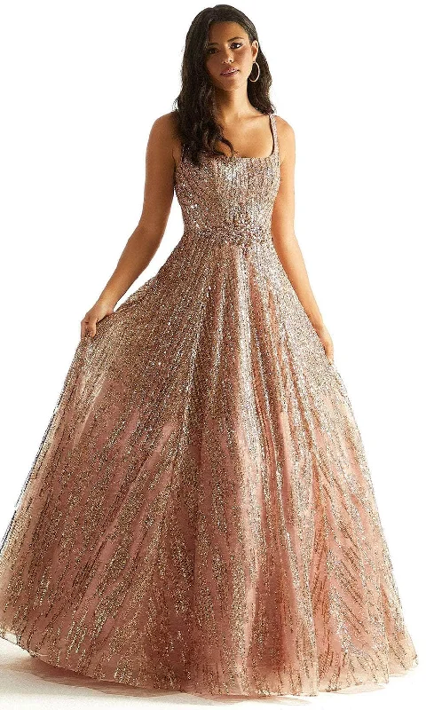 Effortless Elegance Mori Lee 49065 - Square Glitter Prom Dress