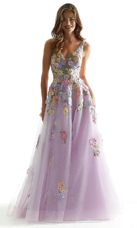 Weekend Wear Mori Lee 49074 - Floral A-Line Prom Dress